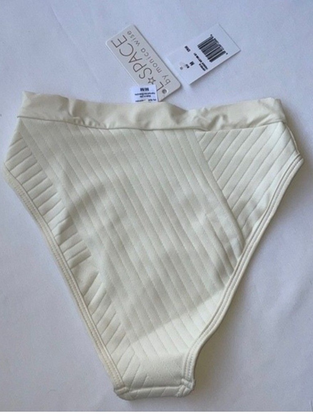L*space Frenchi Bikini Bottom in Cream Women Size Medium - Picture 4 of 9
